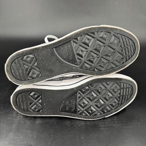 Converse Chuck Taylor Malden Street Mid Skate Shoes MENS Silver Lace Up SIZE 10 - Picture 7 of 8